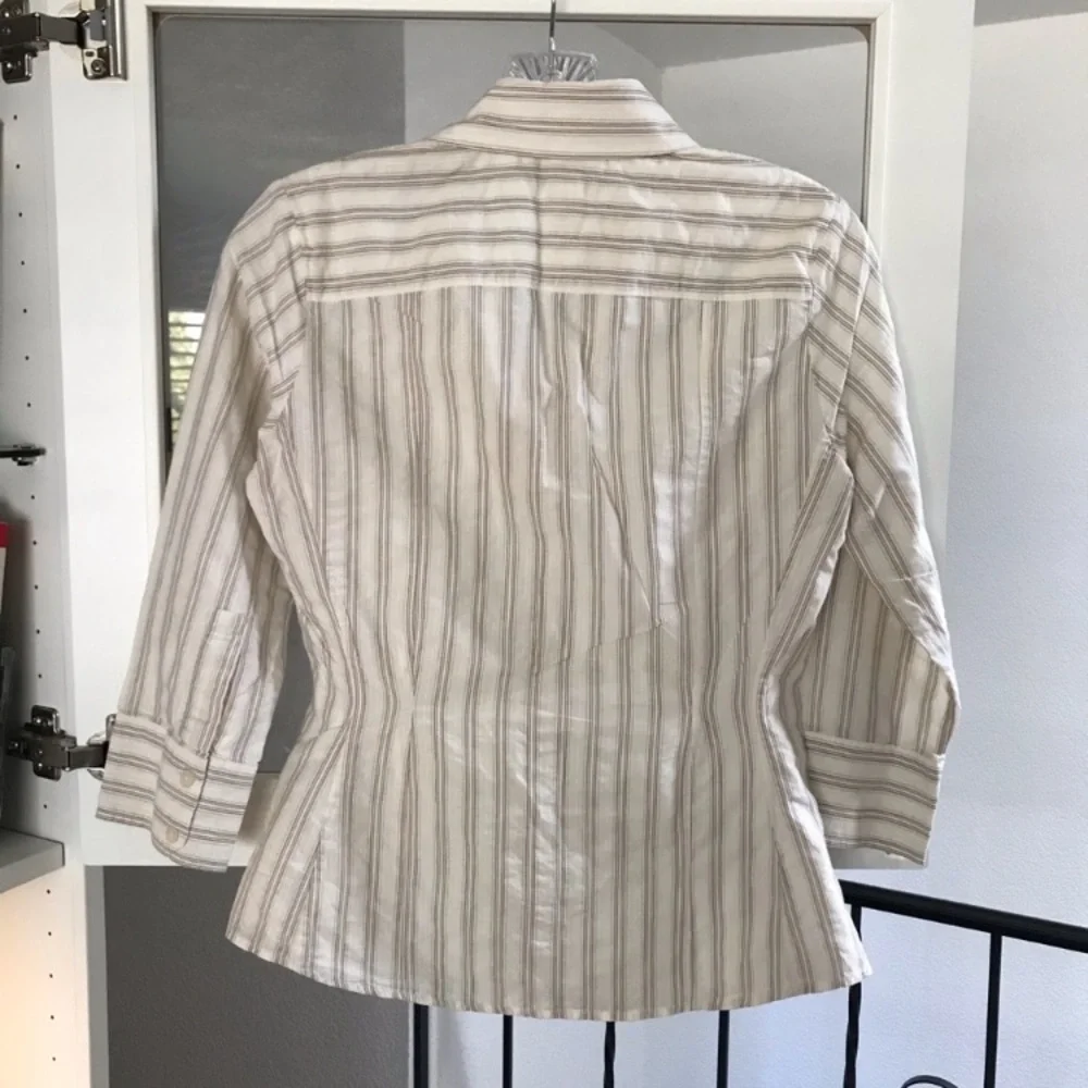 Vintage Banana Republic Striped Button Down Shirt Size XS - Picture 6 of 6